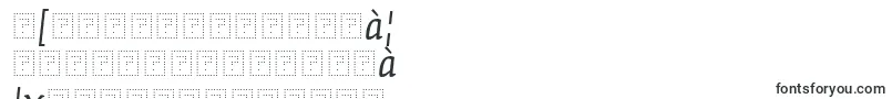 FedraserifaproBookitalic-Schriftart – bengalische Schriften